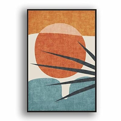 'Block' - Floter Frame Print on Canvas - Image 0
