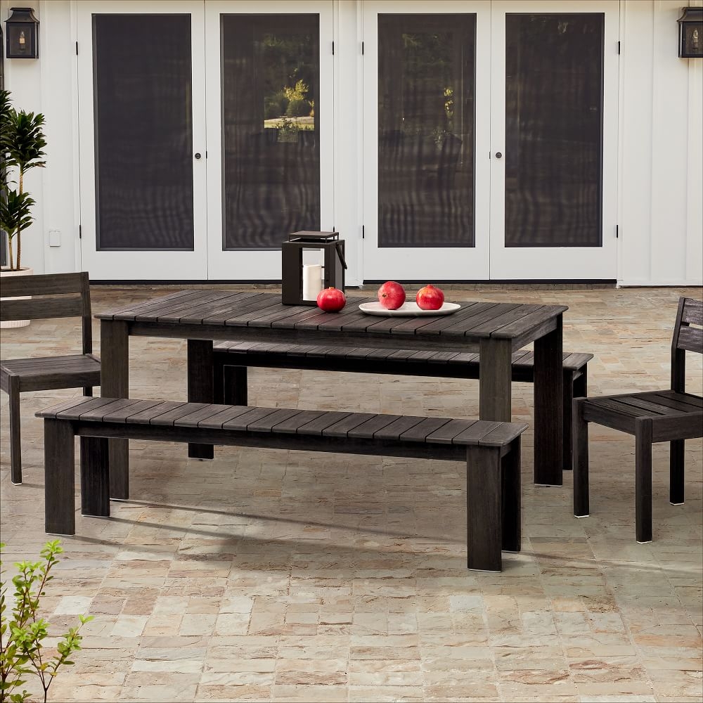 Playa Outdoor 67.5 in - 90 in Rectangle Expandable Dining Table, Mast - Image 1