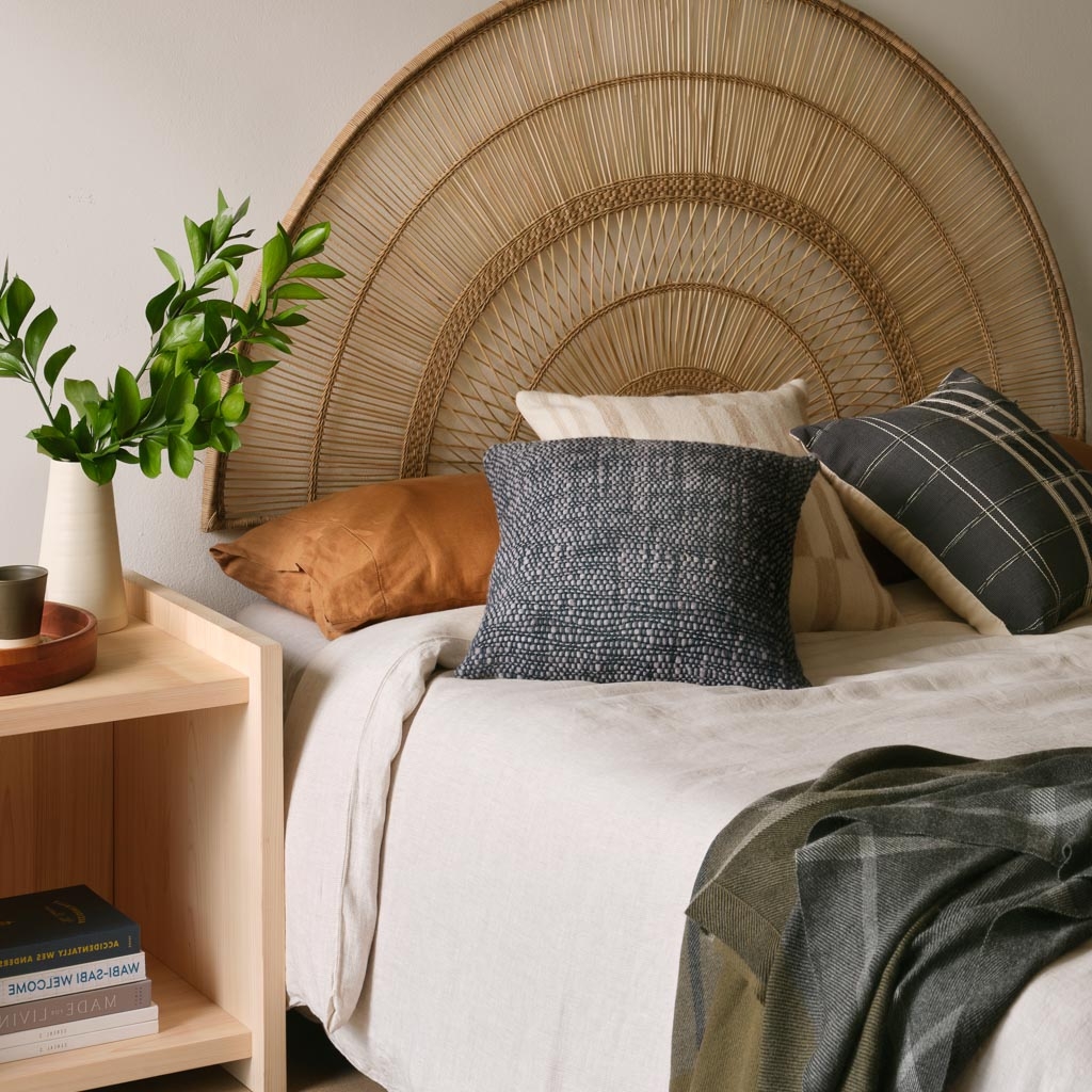 The Citizenry Tuli Pillow | 18" x 18" | Blue - Image 2