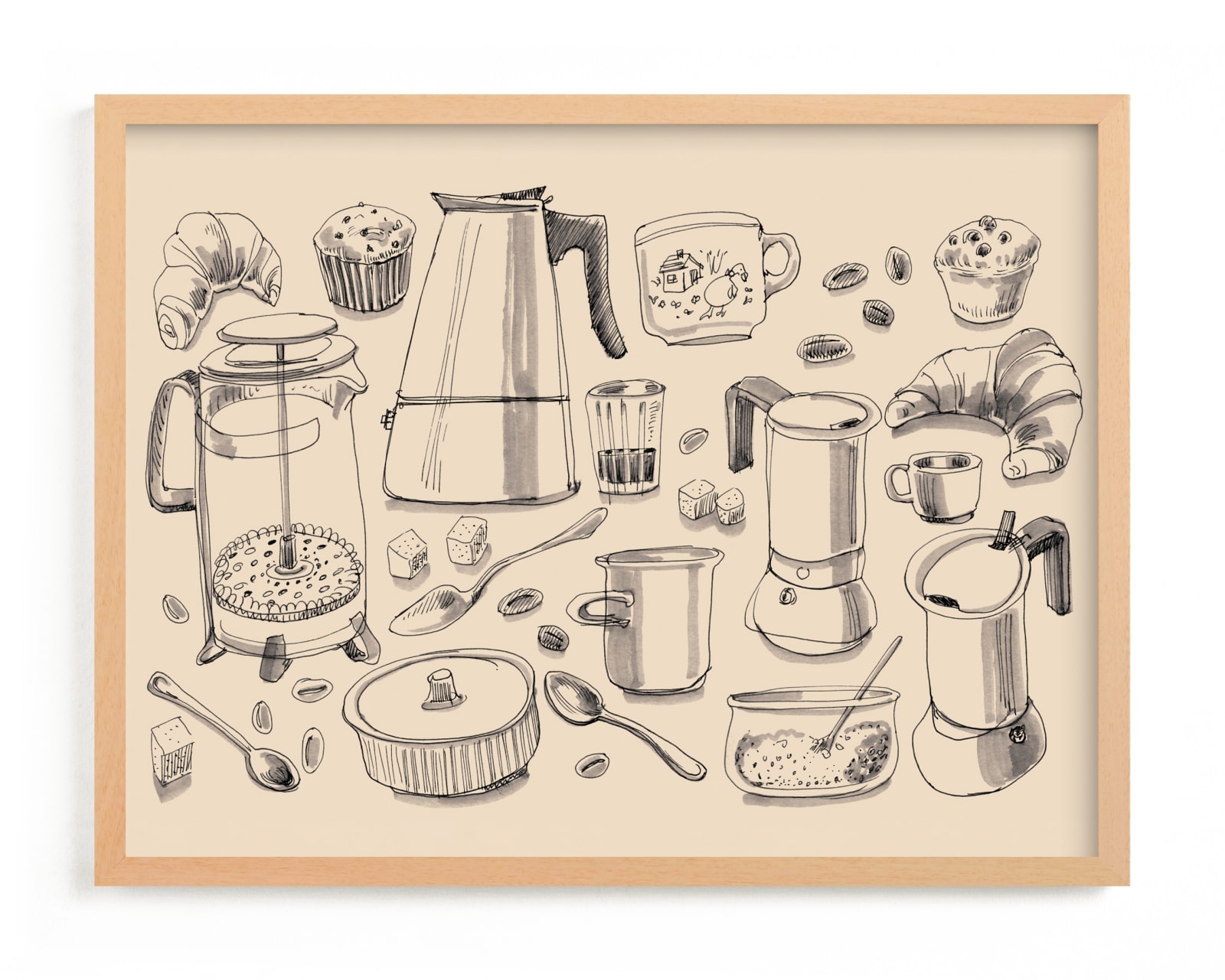 Breakfast With Coffee Limited Edition Fine Art Print 2 - Image 0