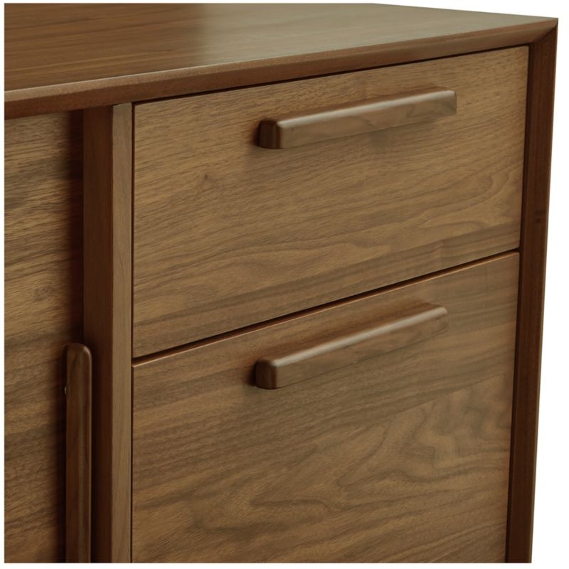 Tate 64.5" Walnut Storage Media Console - Image 7