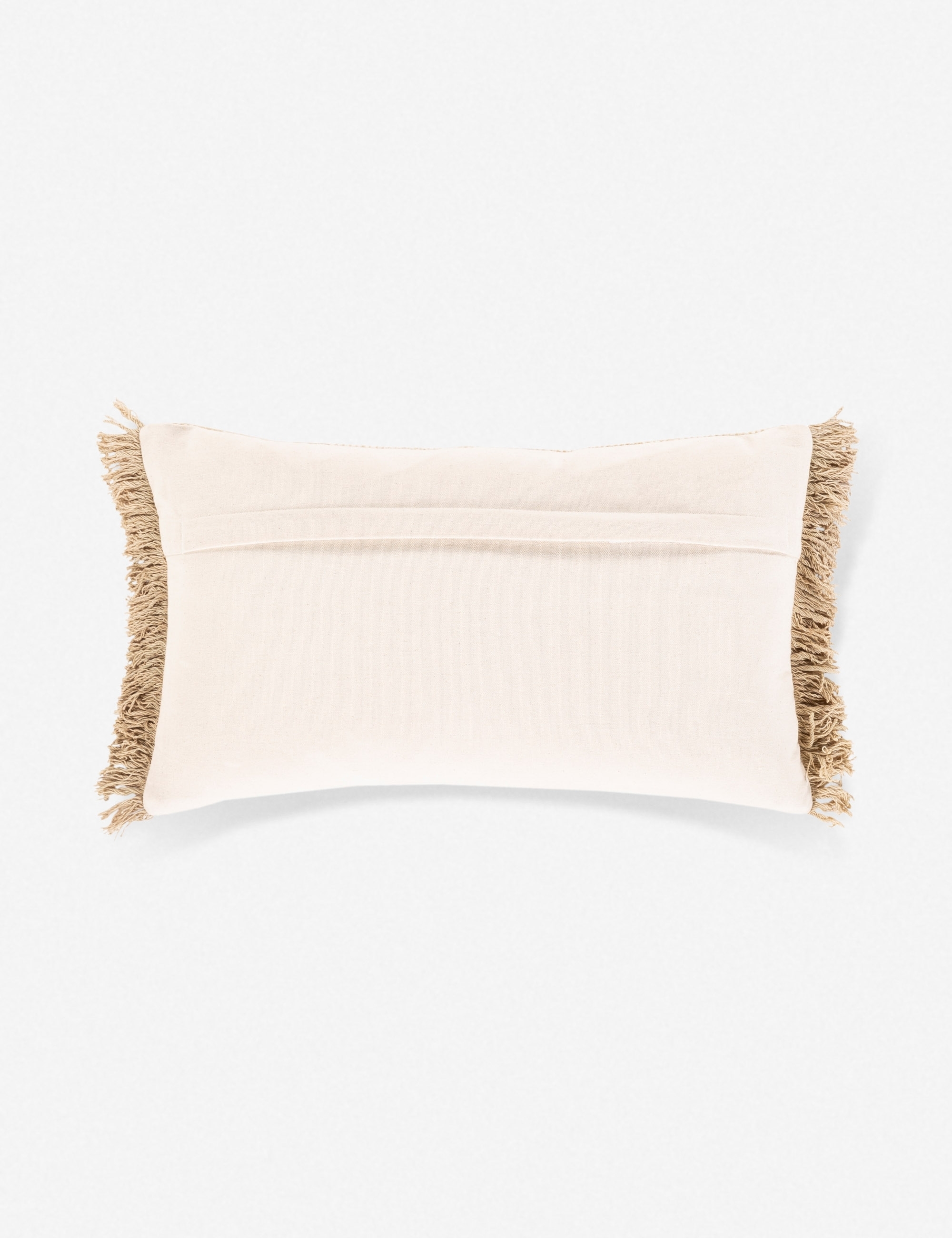 Melanne Lumbar Pillow, Khaki 20" x 12" - Image 1