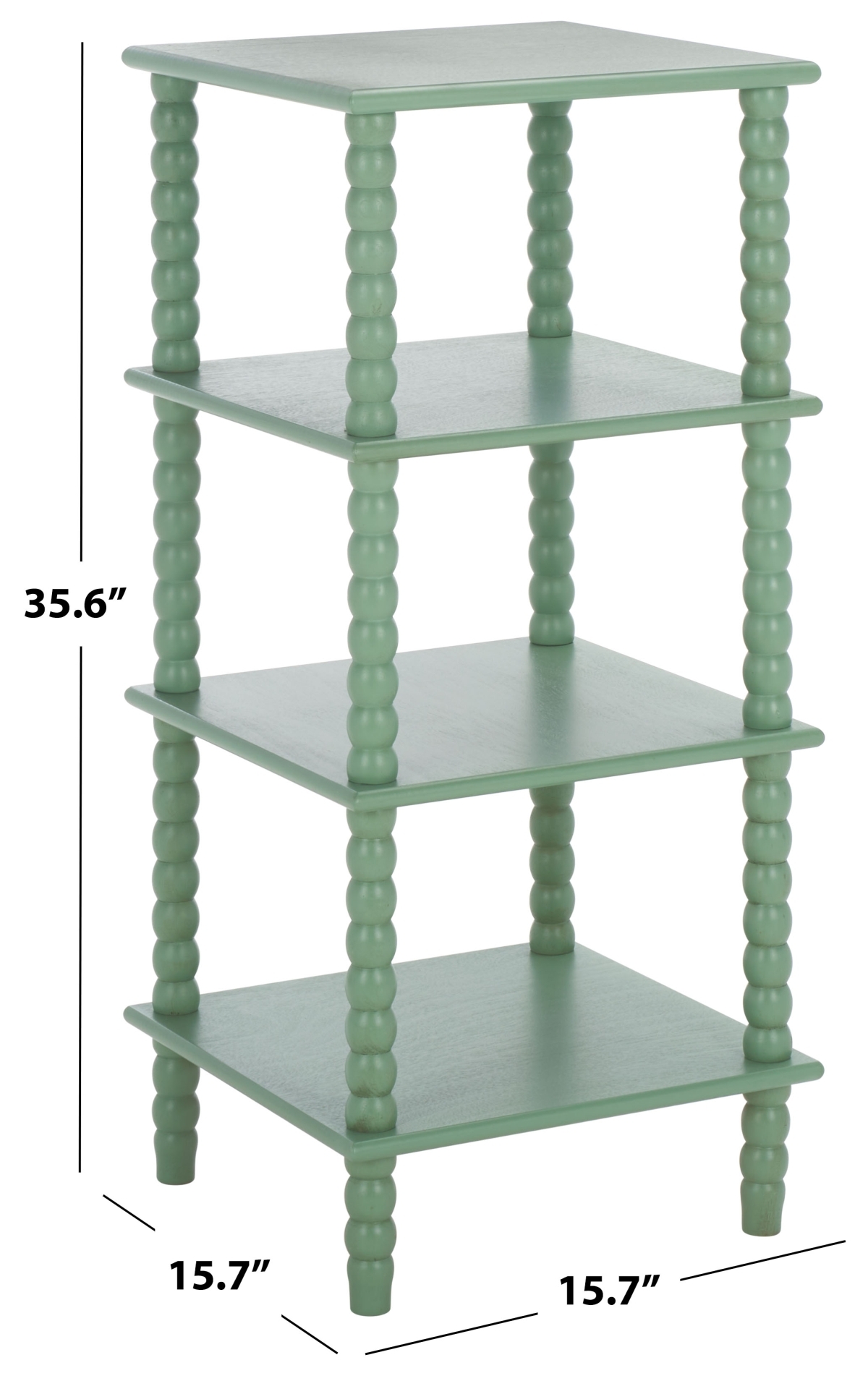 Dilyn 4 Tier Shelving Unit - Sage - Image 6