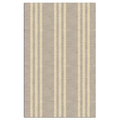 Scotti Stripe Hand-Tufted Wool Sand Rug - Image 0