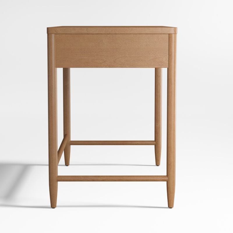 Hampshire Natural Brown Wood 2-Drawer Kids Desk - Image 1