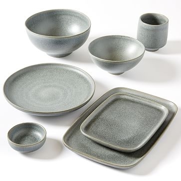 Kanto Stoneware Meal Bowl Black Set of 8 - Image 3