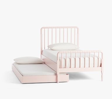 Elsie Bed, Full, Blush Pink, In-Home Delivery - Image 4