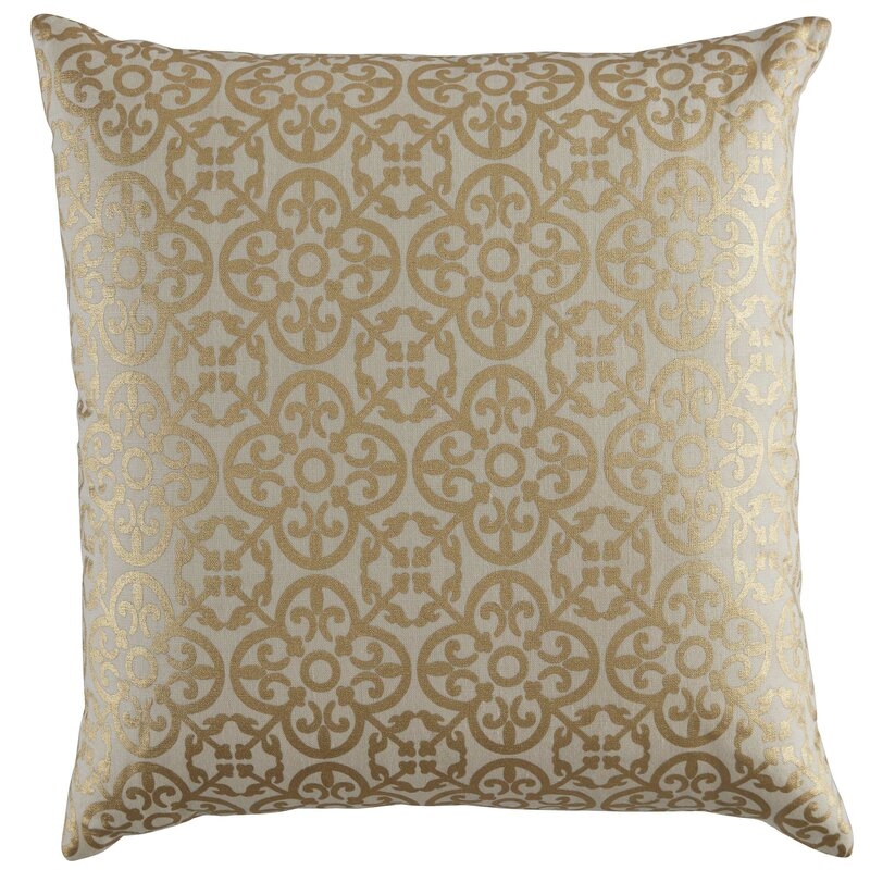 Emdee Seville Square Linen Pillow Cover and Insert - Image 0