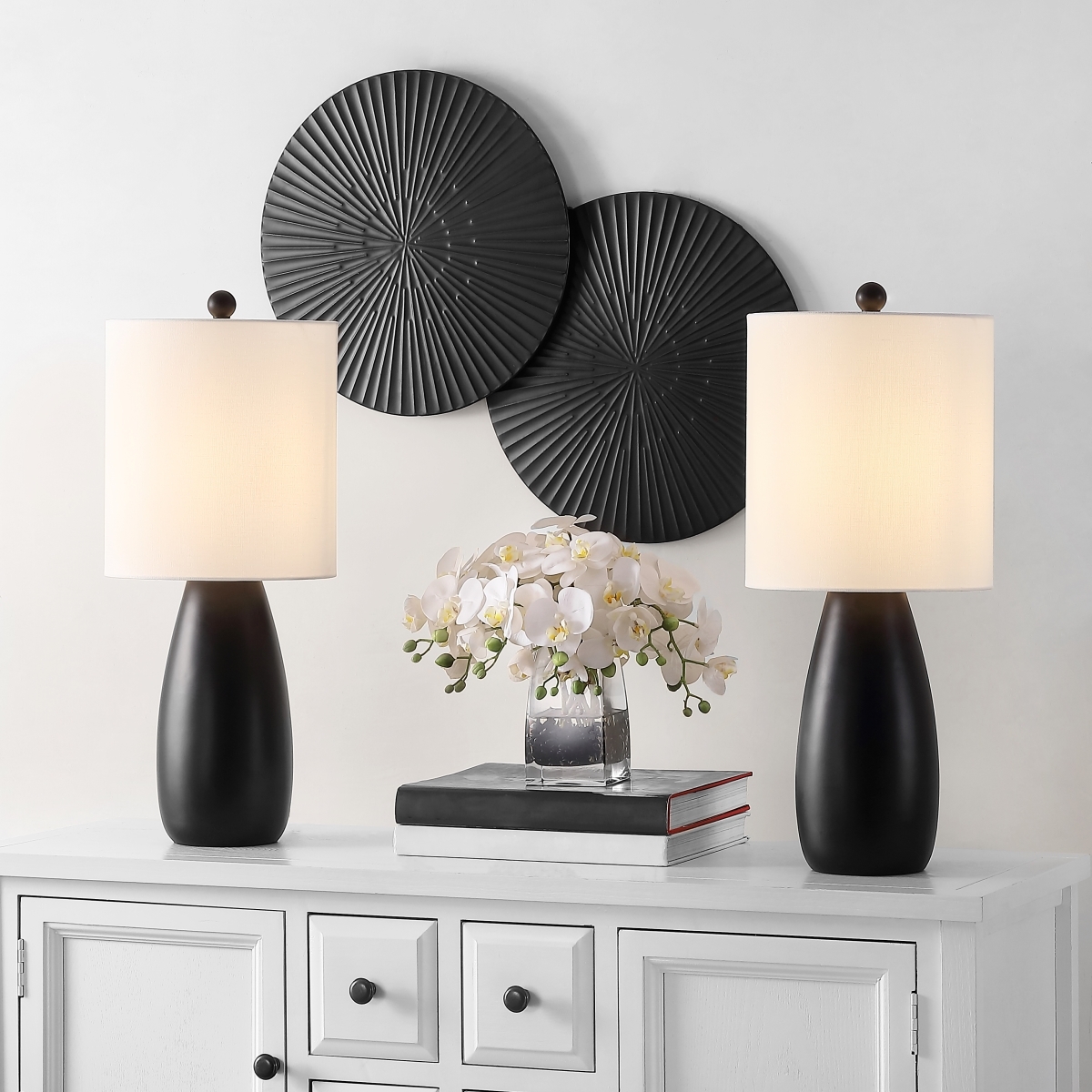 Arlia 24" Table Lamp - Black - Image 1