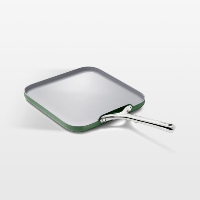 Caraway ® Sage Ceramic Non-Stick Square Griddle Pan - Image 0