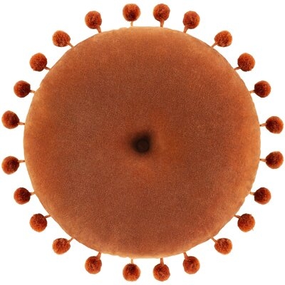 Gagrani Round Velvet Pillow Cover - Image 0