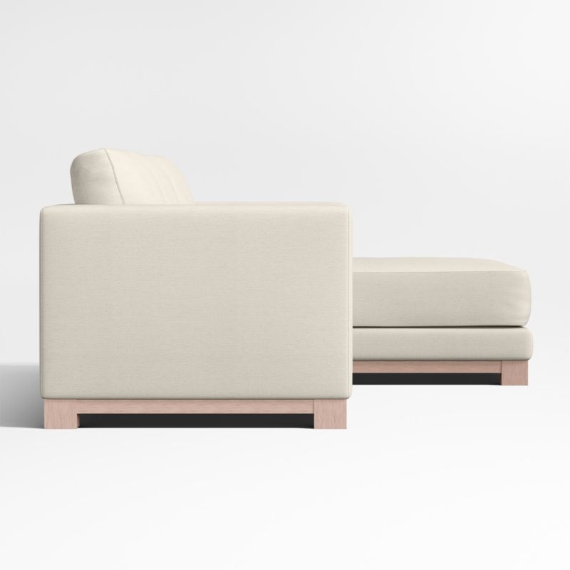 Gather Wood Base 2-Piece Sectional Sofa - Image 2