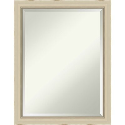 Parthenon Cream Narrow Bathroom Vanity Wall Mirror - Image 0