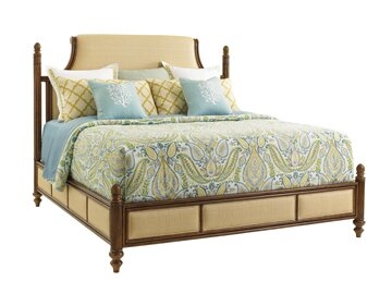 Tommy Bahama Home Bali Hai Upholstered Standard Bed Size: Queen - Image 0
