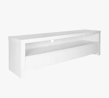 Arcadia 59" Media Console with Drawers, Matte White - Image 2
