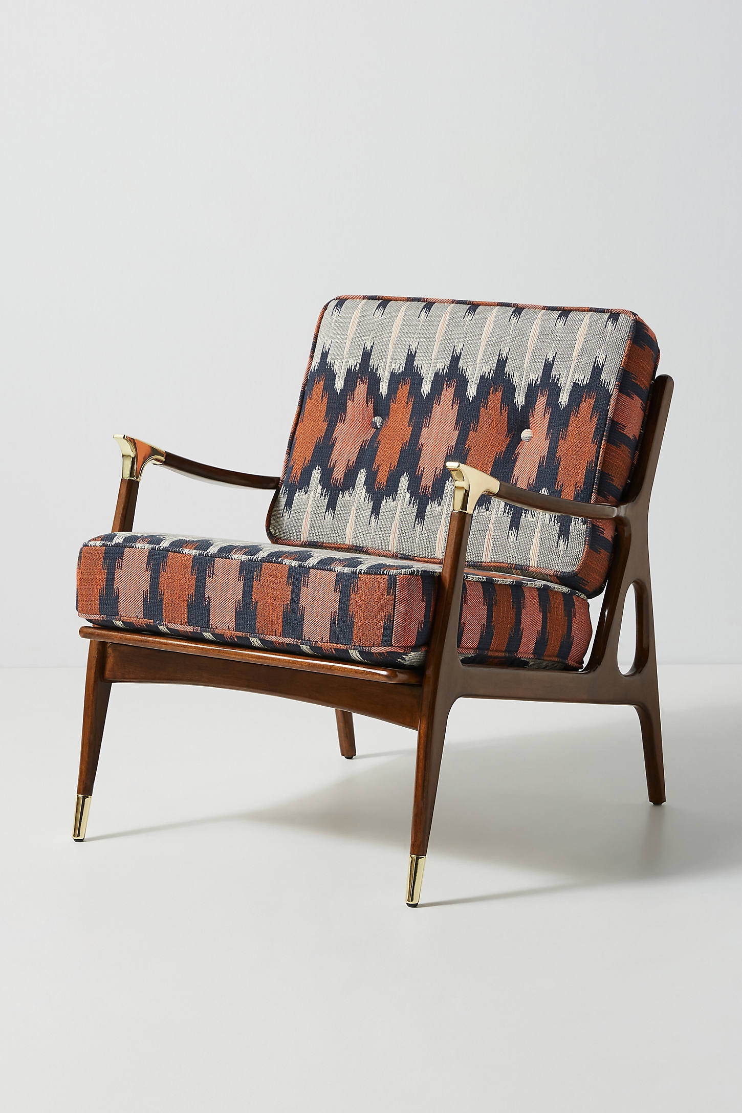 Ikat Haverhill Chair By Anthropologie in Orange - Image 0