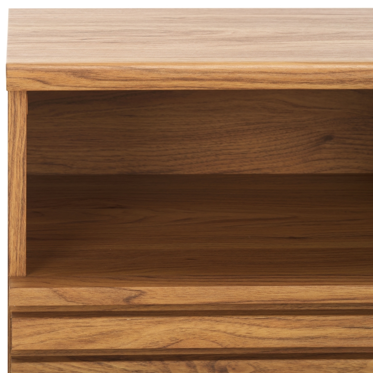 Esma 1 Drawer 1 Shelf Nightstand - Oak - Safavieh - Image 2