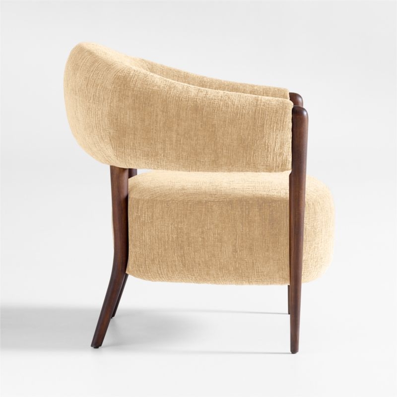 Santi Accent Chair with Ottoman - Image 1