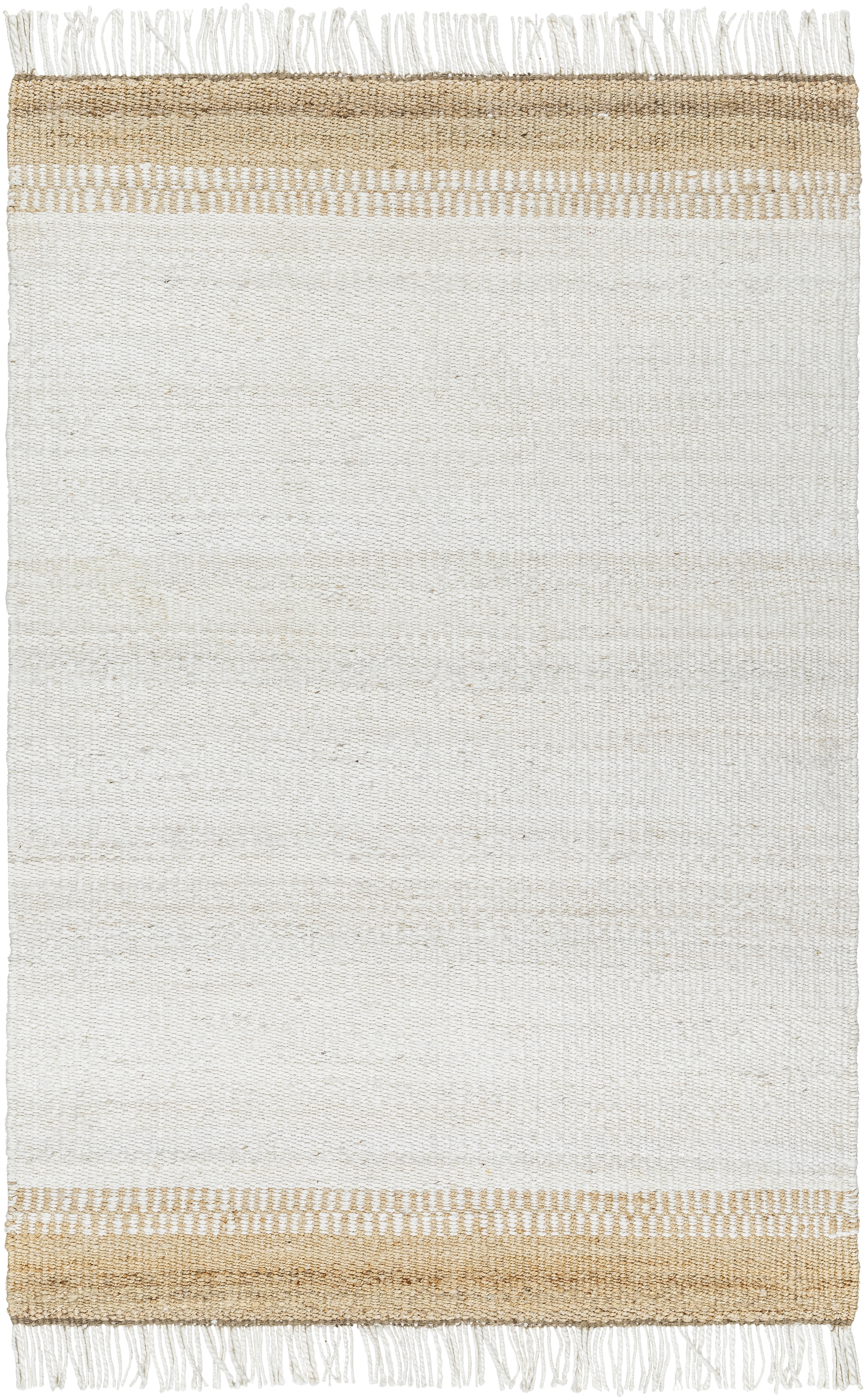 Kamey Beige Indoor 8' x 10' Handmade Rug - Image 0