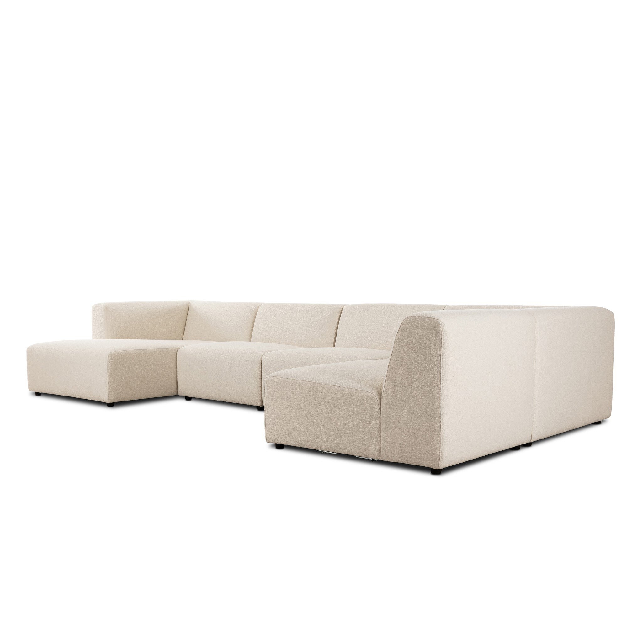 Lawndale 5-Piece Sectional + Chaise - Fayette Cloud - Image 1