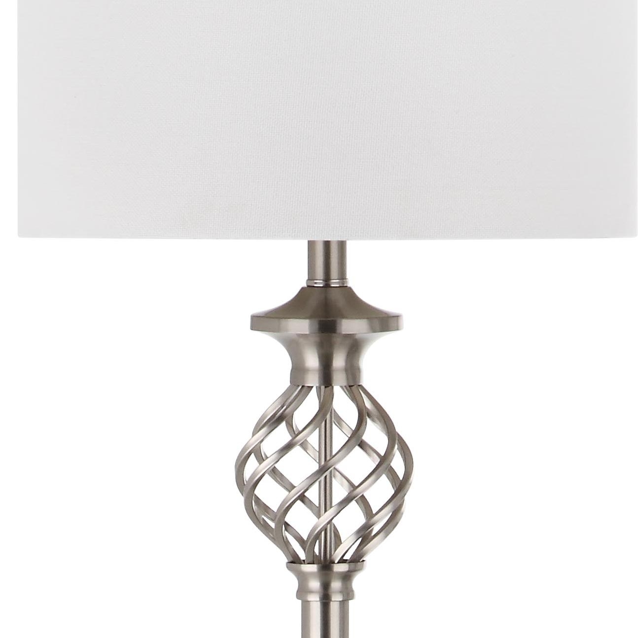 Sophia 59.75-Inch H Floor Lamp - Nickel - Safavieh - Image 0