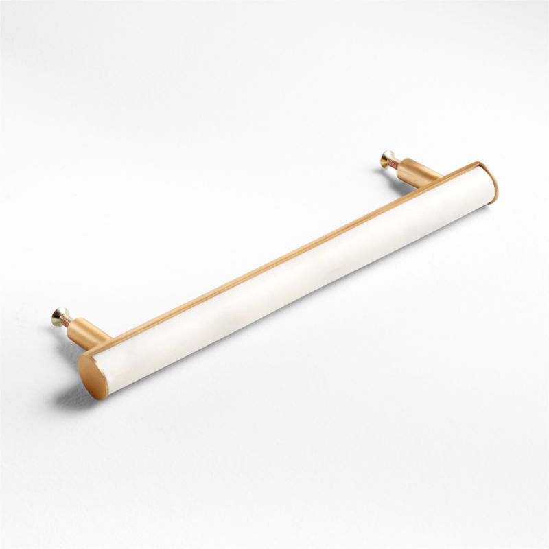 Mason Marble Hardware 4" Brass Bar Pull - Image 5