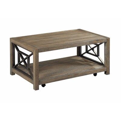 Piermont Floor Shelf Coffee Table with Storage - Image 0