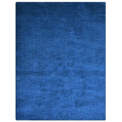 Isabelline Hand Knotted Gabbeh Silk And Wool Area Rug Solid BBLSM111 - Image 0