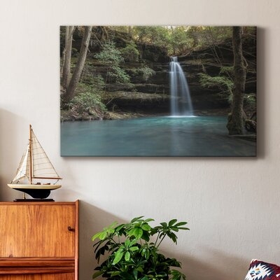 Crystal Blue Premium Gallery Wrapped Canvas - Ready To Hang - Image 0