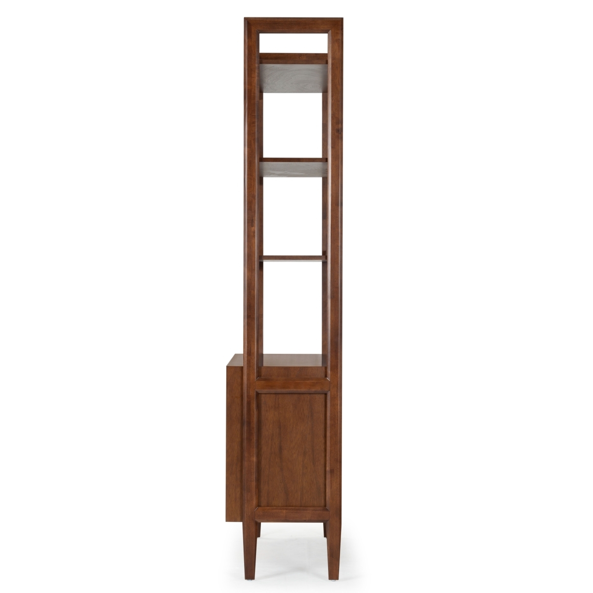Pasquali Wood Cabinet Bookshelf - Walnut - Image 6