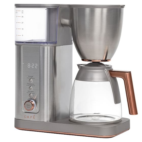 General Electric Specialty Drip Coffee Maker w/ Glass Carafe, Stainless Steel, Silver - Image 0
