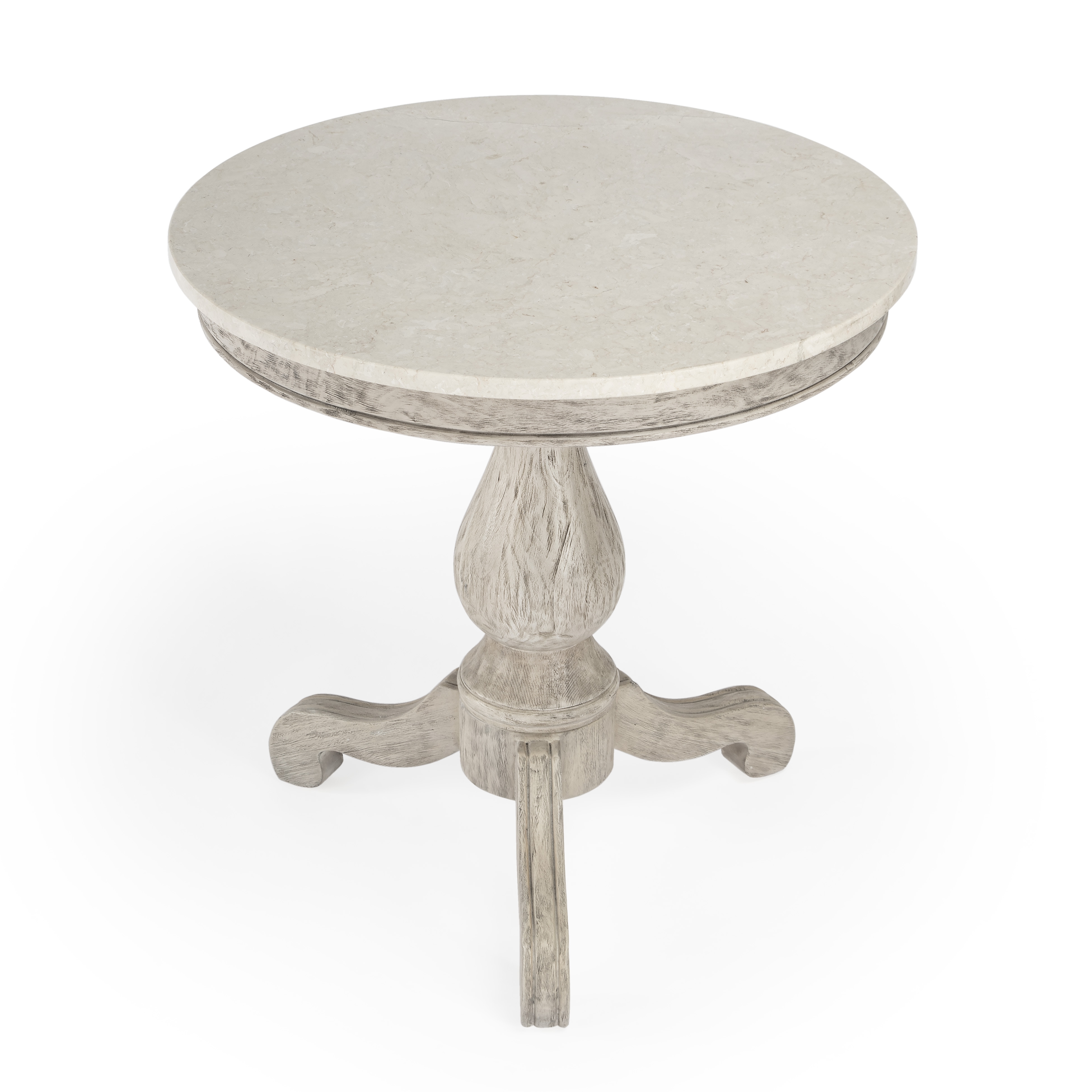 Danielle Rustic Gray Side Table - Image 1