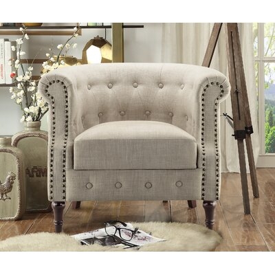 Argenziano 19" Chesterfield Chair - Image 0