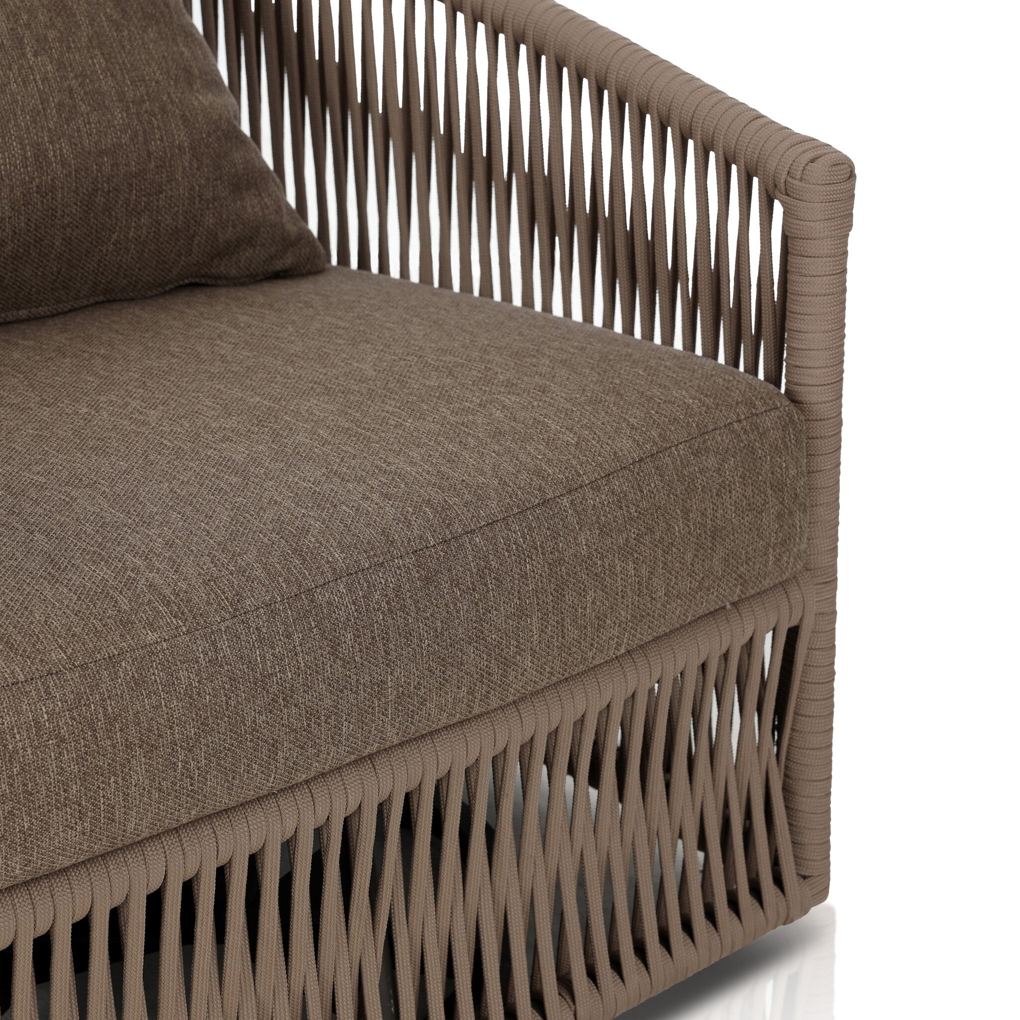 Porto Outdoor Swivel Chair - Ellor Brown - Image 5