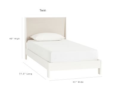 Milo Bed, Full, Peble, UPS - Image 4
