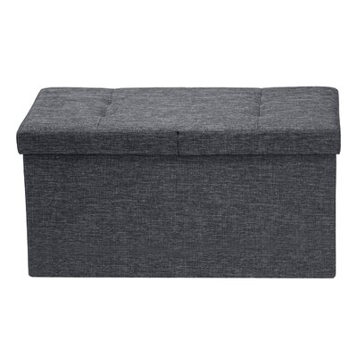 Deerwood 30" Wide Tufted Rectangle Ottoman with Storage - Image 0