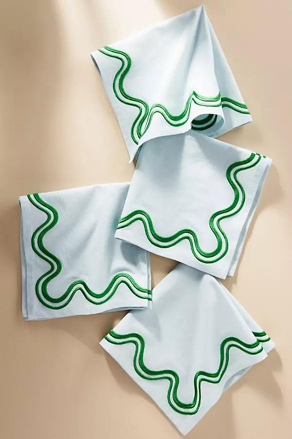 Madeline Embroidered Napkins, Set of 4 - Image 0