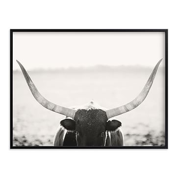 Staredown No. 2, 40"x30", Black Wood Frame - Image 1