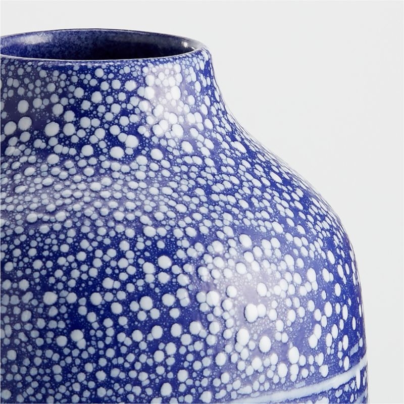 Alya Blue Speckled Vase - Image 2