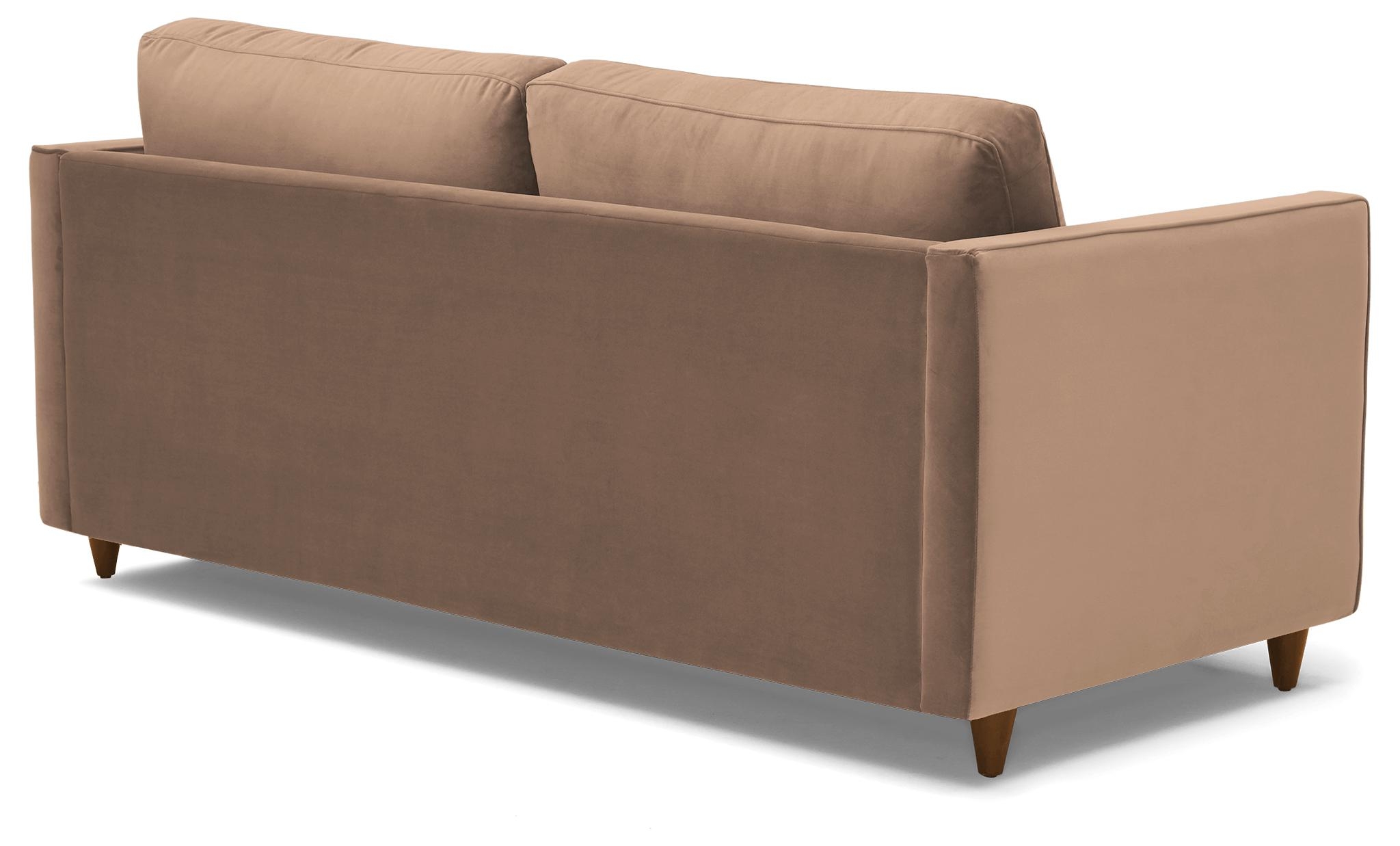 Pink Briar Mid Century Modern Sleeper Sofa - Royale Blush - Mocha - Image 3