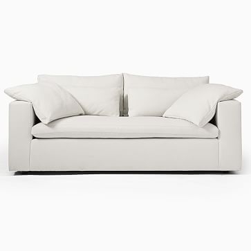 Harmony Modular Sleeper Sofa, Down, Eco Weave, Oyster, Concealed Supports - Image 1