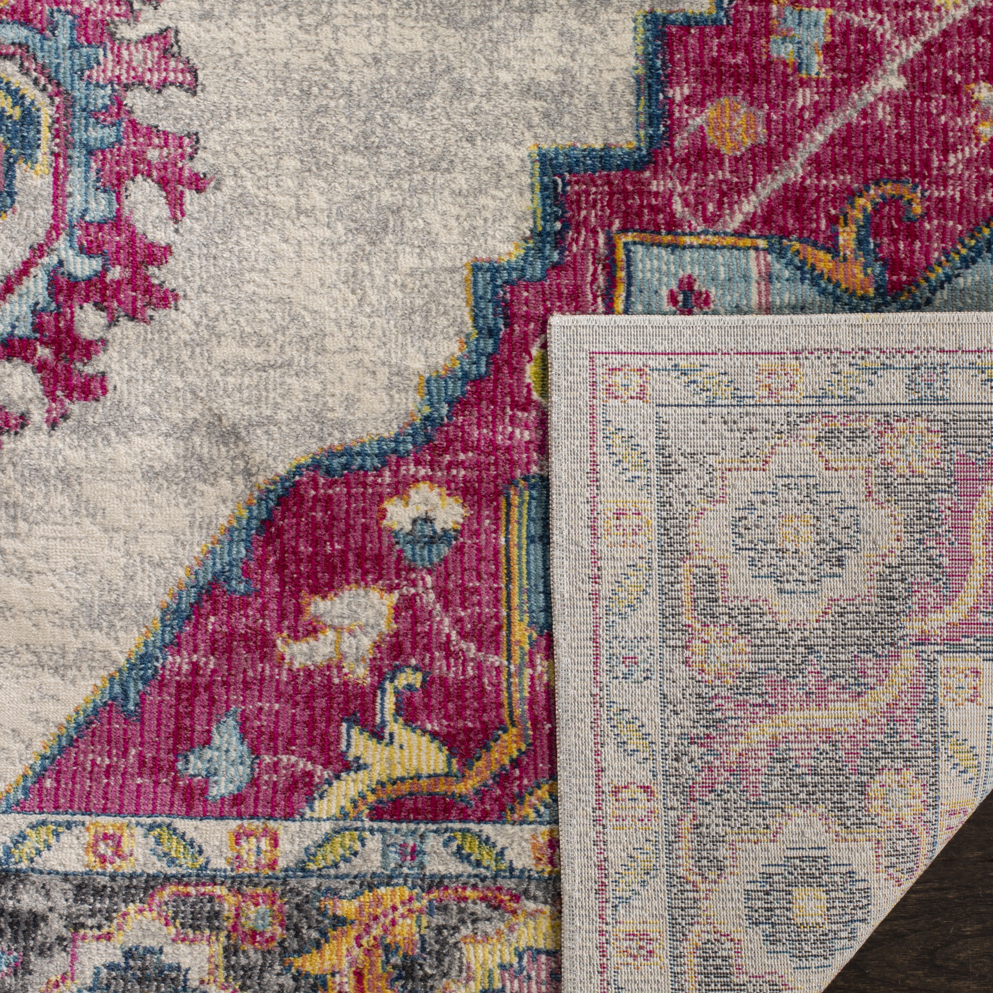 Arlo Home Woven Area Rug, MER108A, Cream/Multi,  9' X 12' - Image 2