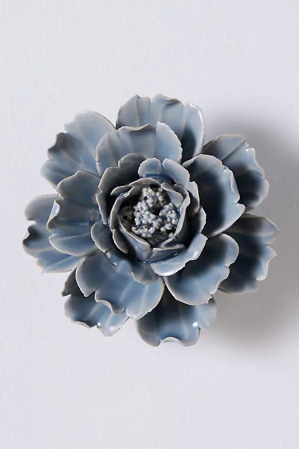 Teal Ceramic Flower Gallery Wall Charm - Image 0