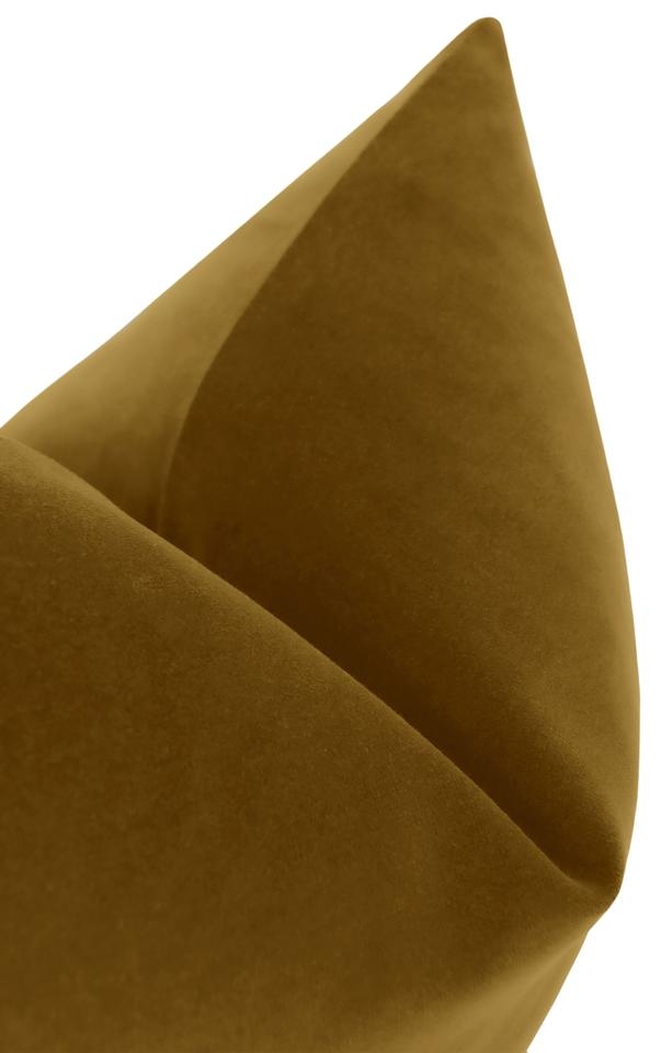 Sonoma Velvet Pillow Cover, Marrakesh Gold, 22" x 22" - Image 2