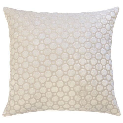Square Feathers Bali Dots Pillow Size: 26" x 26" - Image 0