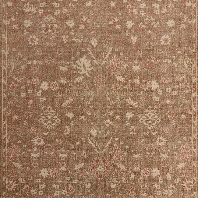 Tavira Performance Traditional Rust Red Handknotted Area Rug 10'x14' - Image 0