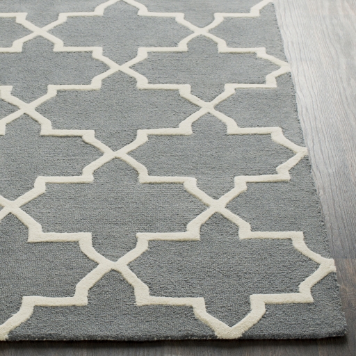 Pollack Gray Indoor 9' x 13' Handmade Rug - Image 1