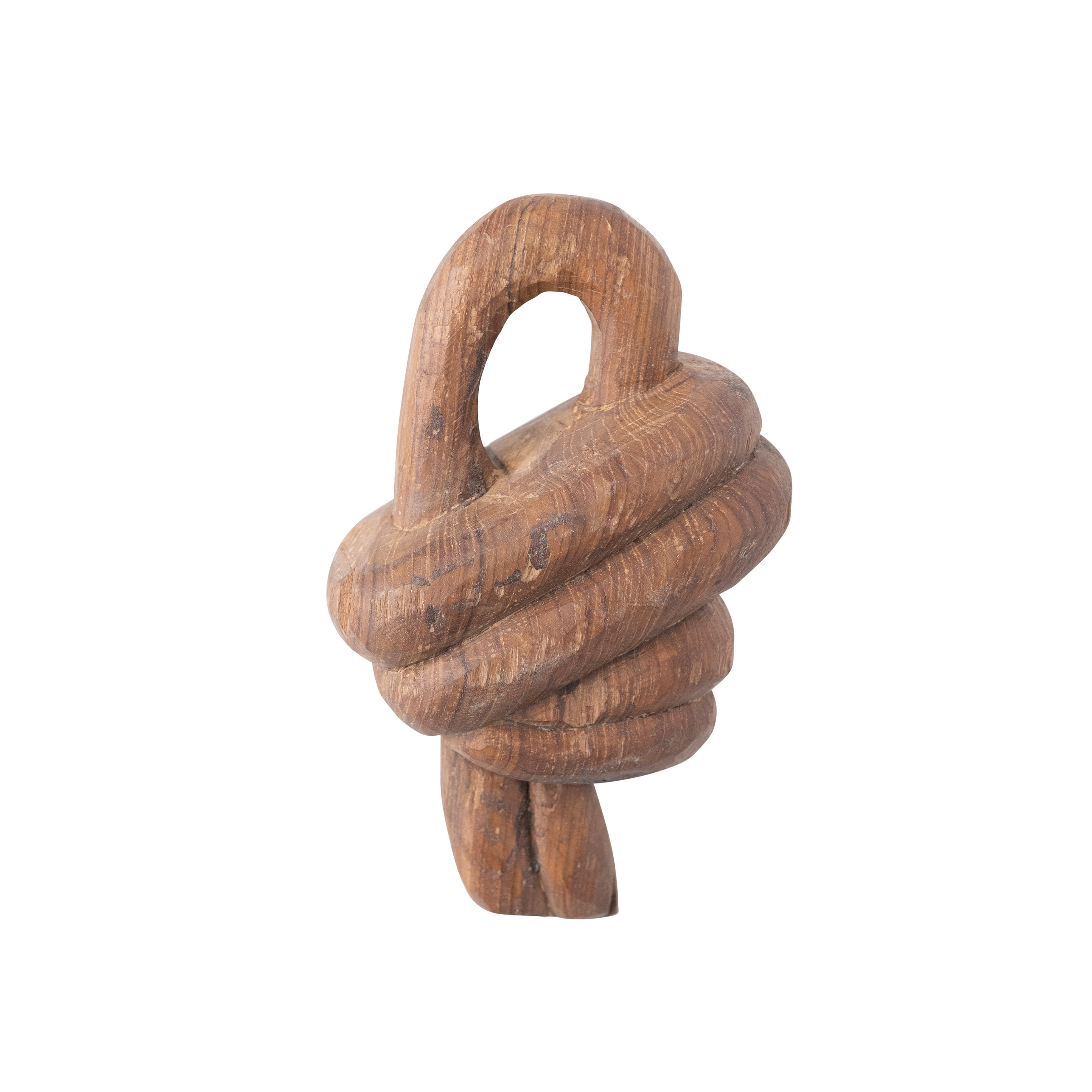 Decorative Reclaimed Wood Knot, Brown - Image 0