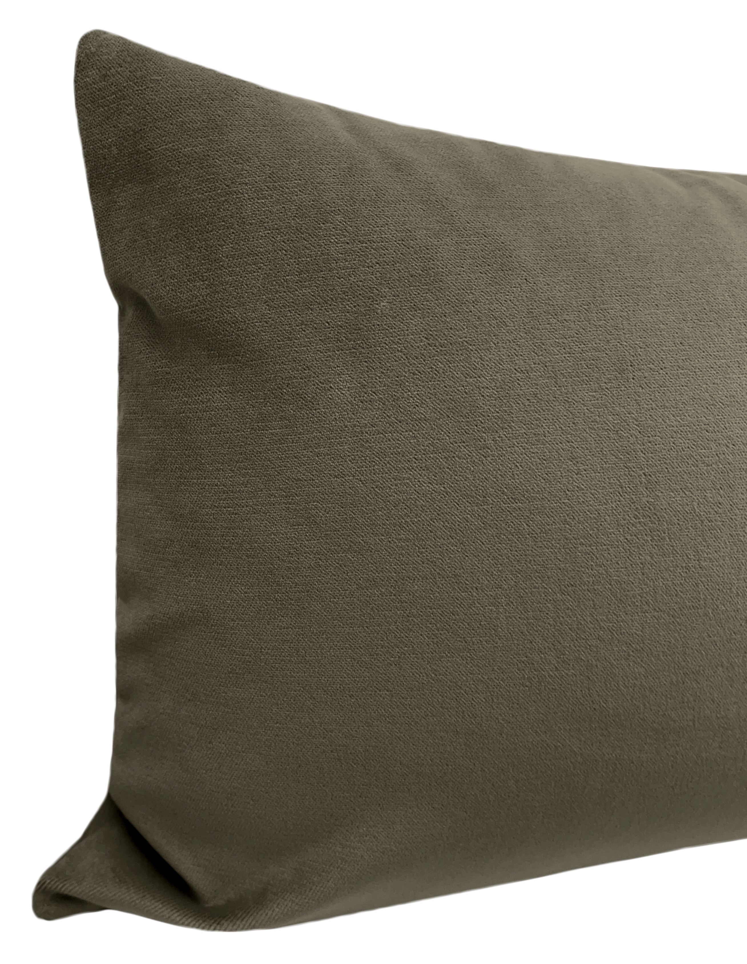 THE XL LUMBAR :: SOCIETY VELVET // GREY - BY THE YARD - Image 3