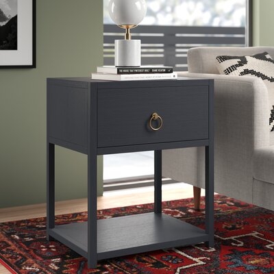 Floor Shelf End Table with Storage - Image 0